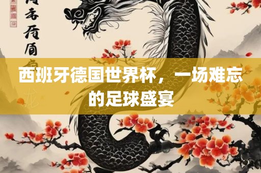 眉山市正发家政服务有限公司西班牙德国世界杯，一场难忘的足球盛宴