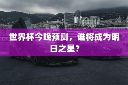 世界杯今晚预测，谁将成为明日之星？