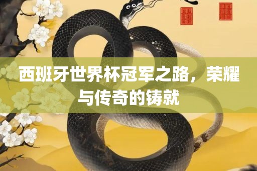 西班牙世界杯冠军之路，荣耀与传奇的铸就