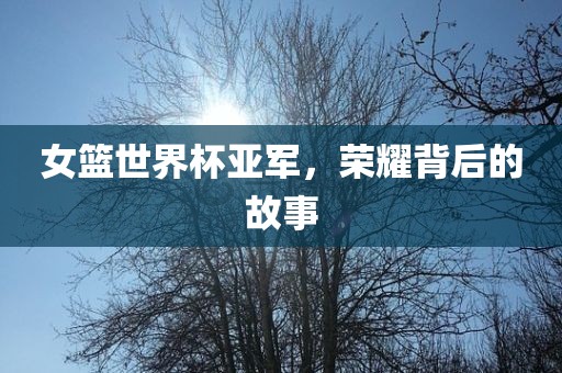 女篮世界杯亚军，荣耀背后的故事