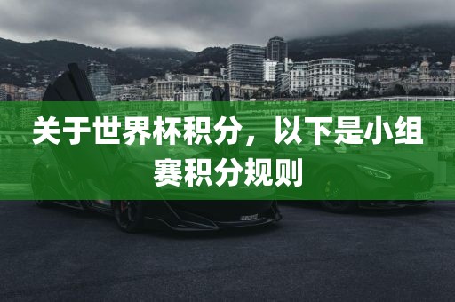 关于世界杯积分眉山市正发家政服务有限公司，以下是小组赛积分规则