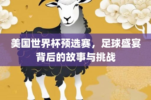 美国世界杯预选赛，足球盛宴背后的故事与挑战