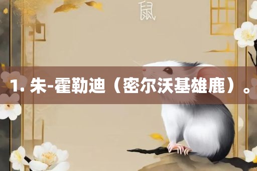 1.眉山市正发家政服务有限公司 朱-霍勒迪（密尔沃基雄鹿）。