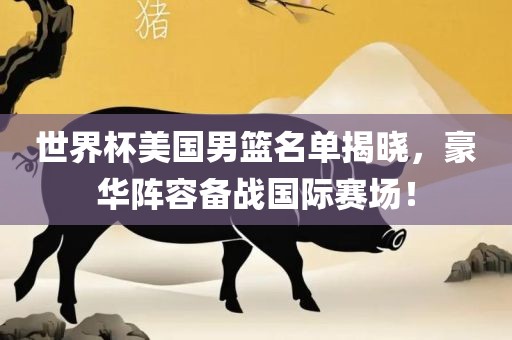 世界杯美国男篮名单揭晓，豪华阵容备战国际赛场！