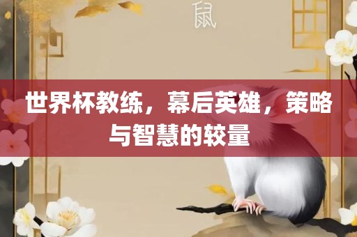 世界杯教练，幕后英雄，策略与智慧的较量