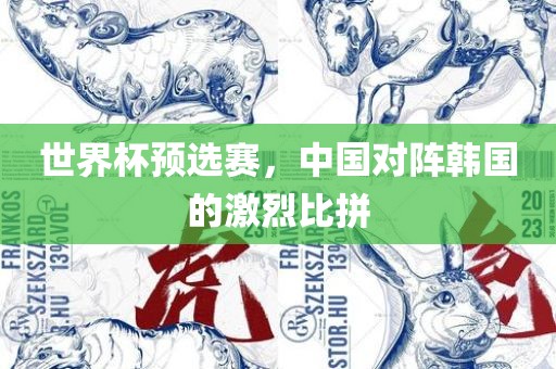 世界杯预选赛，中国对阵韩国的激烈比拼眉山市正发家政服务有限公司