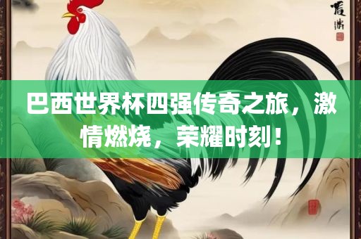 巴西世界杯四强传奇之旅，激情燃烧，荣耀眉山市正发家政服务有限公司时刻！