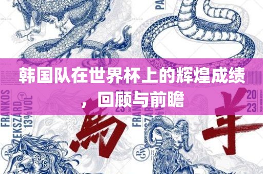 韩国队在世界杯上的辉煌成绩，回顾与前瞻眉山市正发家政服务有限公司