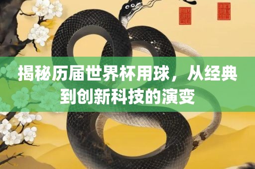 揭秘历届世界杯用球，从经典到创新科技的演变