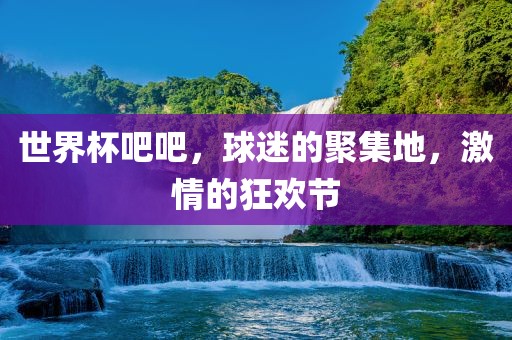 世界杯吧吧，球迷的聚集地，激情的狂欢节眉山市正发家政服务有限公司