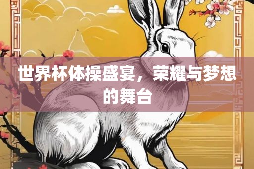 世界杯体操盛宴，荣耀与梦想的舞台