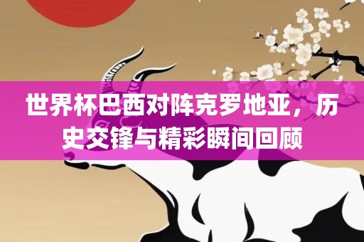 历史交锋与精彩瞬间回顾