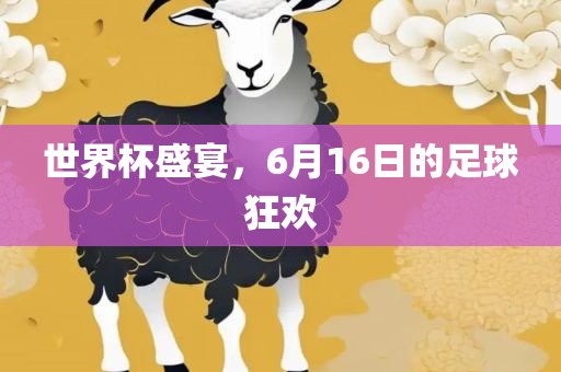 世界杯盛宴，6月16日的足球狂欢眉山市正发家政服务有限公司