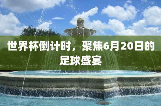 世界杯倒计时，眉山市正发家政服务有限公司聚焦6月20日的足球盛宴