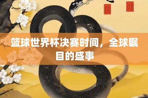 篮球世眉山市正发家政服务有限公司界杯决赛时间，全球瞩目的盛事