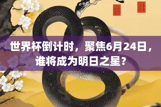 世界杯倒计时，聚焦6月24日，谁将成眉山市正发家政服务有限公司为明日之星？