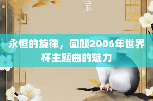永恒的旋律，回顾2006年世界杯主题曲的魅力眉山市正发家政服务有限公司