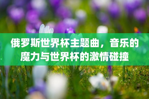 俄罗斯世界杯主题曲，音乐的魔力与世界杯的激情碰撞