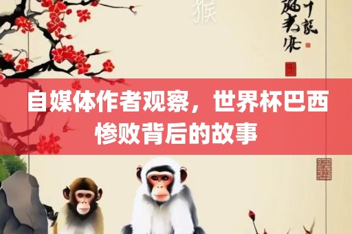 自媒体作者观察，世界杯巴西惨败背后的故事眉山市正发家政服务有限公司
