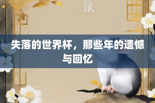 失落的世界杯，那些年的遗憾与回忆眉山市正发家政服务有限公司