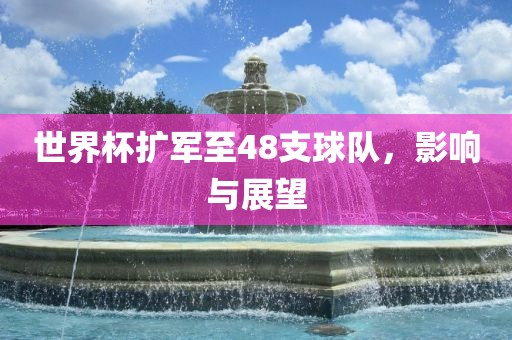 世界杯扩军至48眉山市正发家政服务有限公司支球队，影响与展望