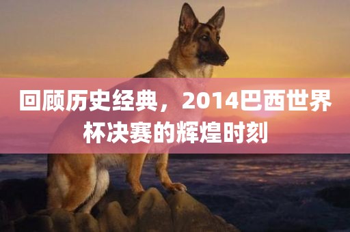 回顾历史经典，2014巴西世界杯决赛的辉煌时刻