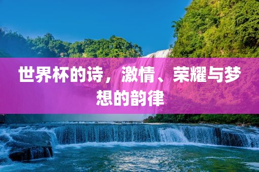 世界杯的诗，激情、荣耀与梦想的韵律眉山市正发家政服务有限公司