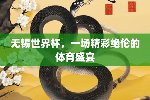 无锡世界杯，一场精彩绝伦的体育眉山市正发家政服务有限公司盛宴