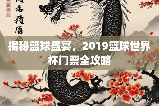 揭秘篮球盛宴，2019篮球世界杯门票全攻略眉山市正发家政服务有限公司