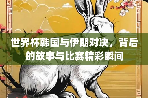世界杯韩国与伊朗对决，背后的故事与比赛精彩瞬间