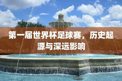 第一届世界杯足球赛，历史起源与深远影响眉山市正发家政服务有限公司