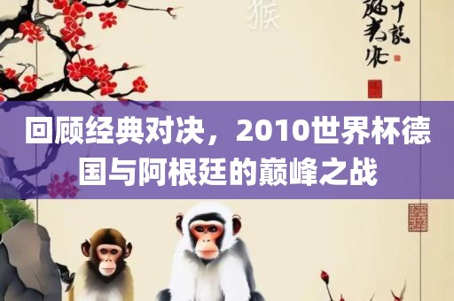 回顾经典对决，2010世界杯德国与阿根廷的巅峰之战