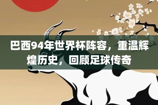 巴西94年世界杯阵容，重温辉煌历史，回顾足球传奇
