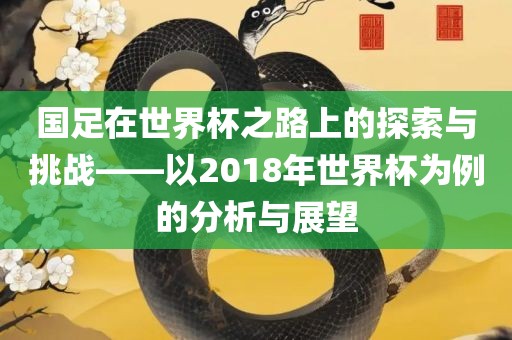 国足在世界杯之路上的探索与挑战——以2018年世界杯为例的分析与展望