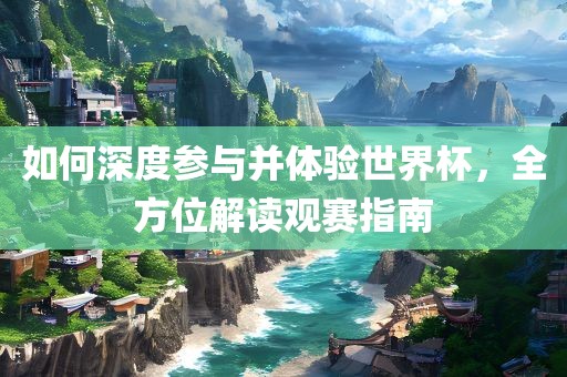 如何深度参与并体验世界杯，全眉山市正发家政服务有限公司方位解读观赛指南