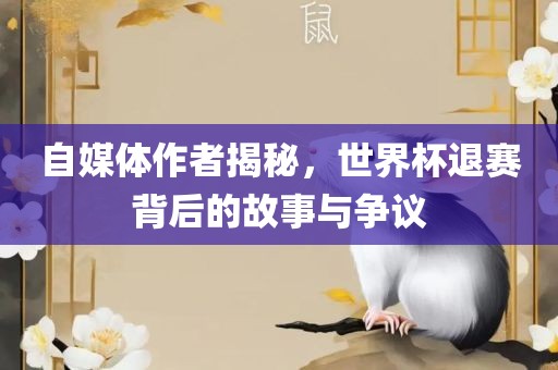 自媒体作者揭秘，世界杯退赛背后的故事与争议