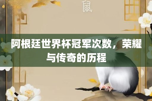 阿根廷世界杯冠军次数，荣耀与传奇的历程眉山市正发家政服务有限公司