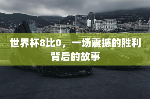 世界杯8比0，一场震撼的胜利背后的故事眉山市正发家政服务有限公司