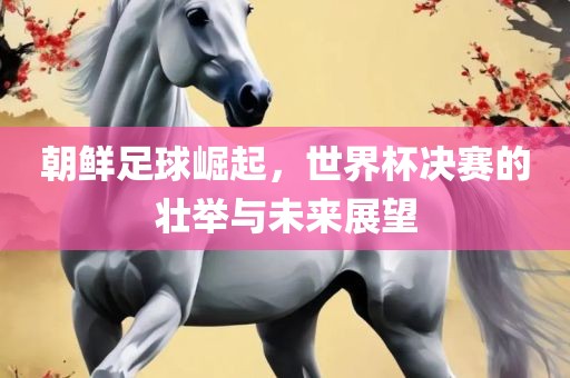 朝鲜足球崛起，世界杯决赛的壮举与未来展望眉山市正发家政服务有限公司