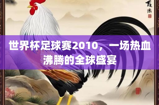 世界杯足球赛2010，一场热血沸腾的全球盛宴眉山市正发家政服务有限公司