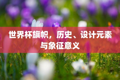 世界杯旗帜，历史、设计元素与象征意义眉山市正发家政服务有限公司