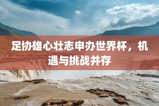 足协雄心壮志申办世界杯，机遇与挑眉山市正发家政服务有限公司战并存