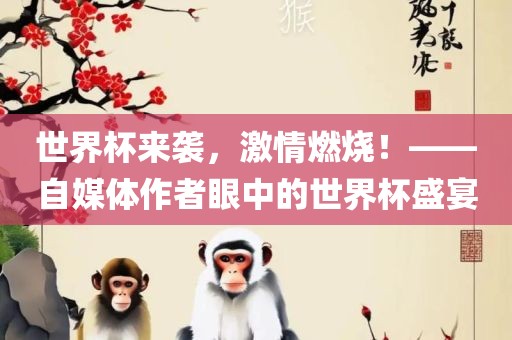 世界杯来袭，激情燃烧！——自媒体作者眼中的世界杯盛宴眉山市正发家政服务有限公司