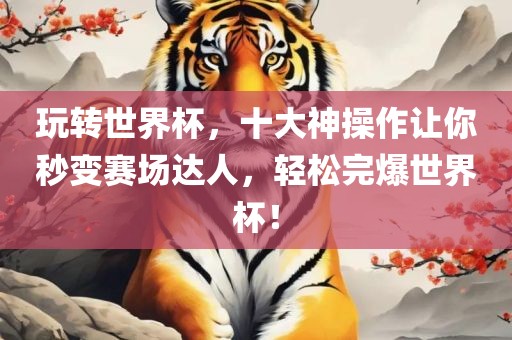 玩转世界杯，十大神操作让你秒变赛场达人，轻松完爆世界杯！眉山市正发家政服务有限公司