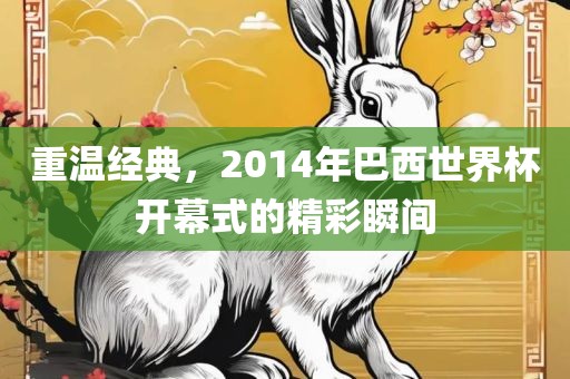 重温经典，2014年巴西世界杯开幕式的精彩瞬间眉山市正发家政服务有限公司