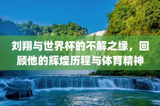 刘翔与世界杯的不解之缘，回顾他的辉煌历程与体育精神眉山市正发家政服务有限公司