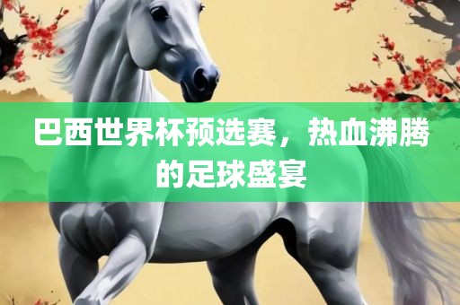 巴西世界杯预选赛，热血沸腾的足球盛宴