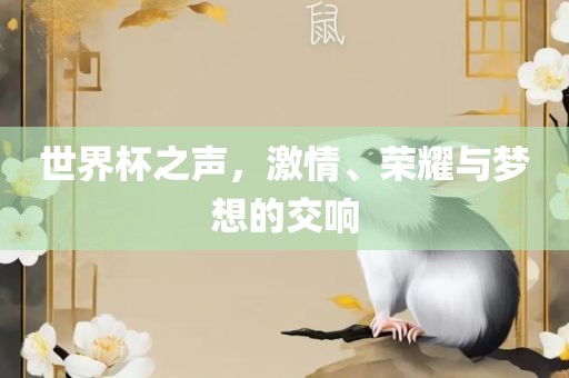 世界杯之声，激情、荣耀与梦想的交响眉山市正发家政服务有限公司
