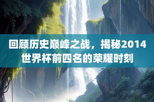 回顾历史巅峰之战，揭秘2014世界杯前四名的荣耀时刻
