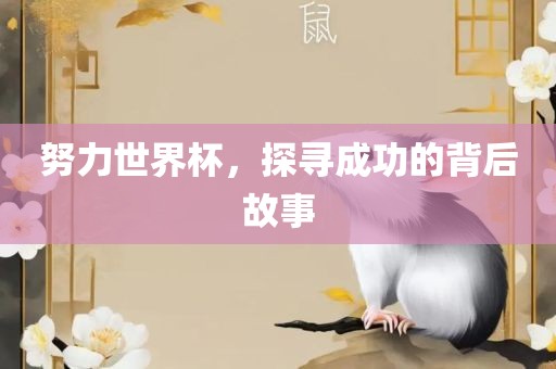 努力世界杯，探寻成功的背后故事眉山市正发家政服务有限公司